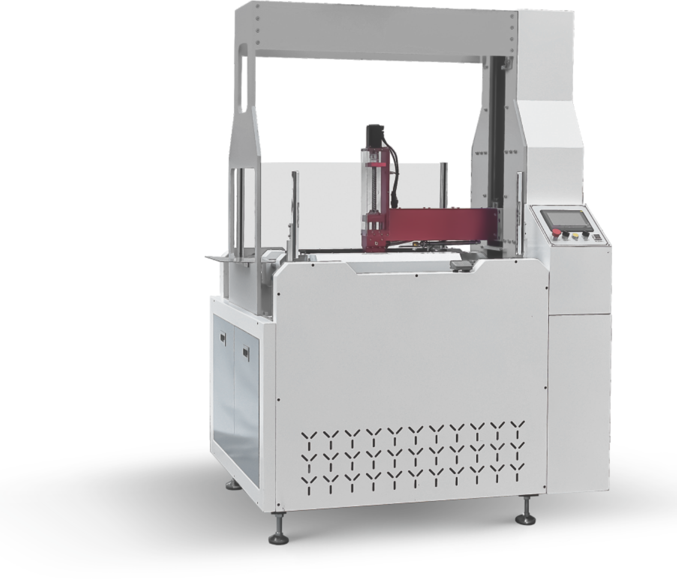 Жесткая коробка обертывания делая машину