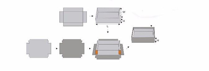 Жесткая коробка обертывания делая машину