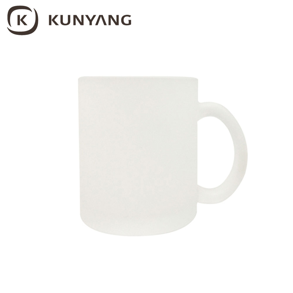 11oz 热转印玻璃马克杯 -KY7102
