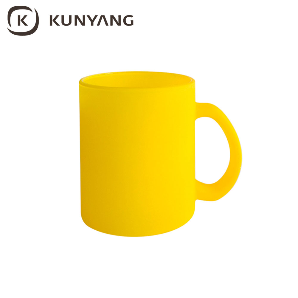 11oz 热转印玻璃马克杯 -KY7102