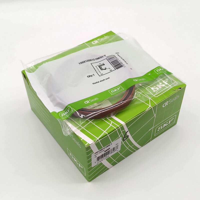 Радиальное уплотнение вала SKF Фторкаучук, резина, армированная металлом Для масла или смазки 100X120X12HMS5V Радиальное уплотнение вала