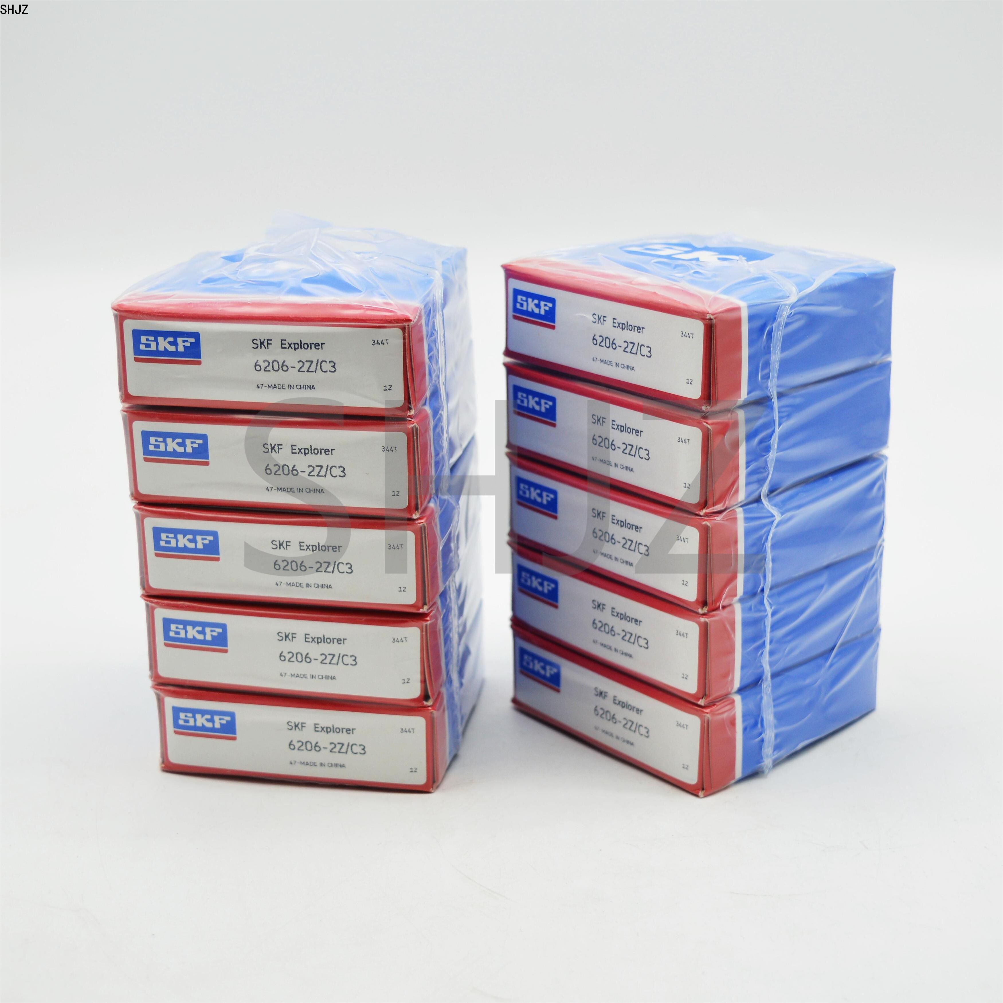 SKF Шарикоподшипник радиальный 6206-2Z 30*62*16мм