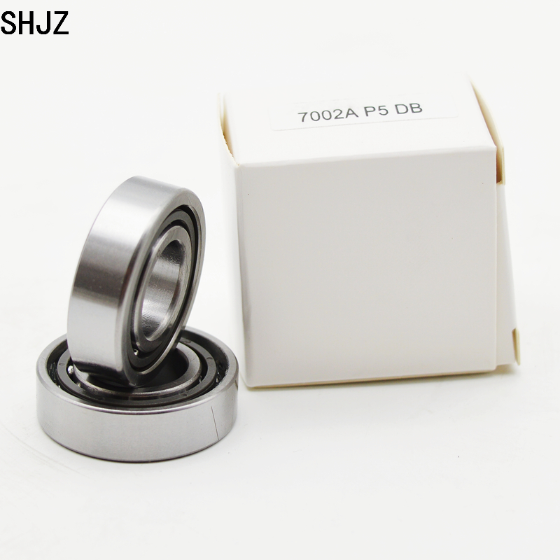 Шарикоподшипник 7002A P5 DB 15x32x9mm контакта бренда SHJZ высокой точности угловой