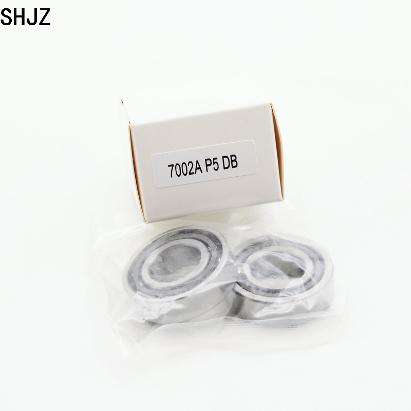 Шарикоподшипник 7002A P5 DB 15x32x9mm контакта бренда SHJZ высокой точности угловой