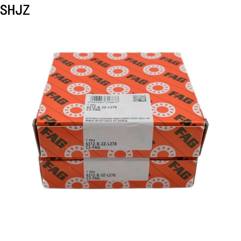 60*130*31 мм оригинальный шарикоподшипник FAG подшипника 6312-B-2Z-C3 глубокий
