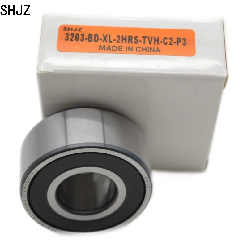 17*40*17.5 мм высокоточный подшипник SHJZ 3203-BD-XL-2HRS-TVH-C2-P3 двухрядный радиально-упорный шарикоподшипник