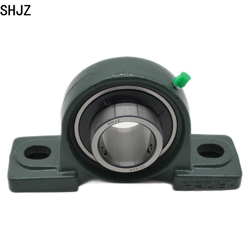 Высококачественный подшипниковый узел SHJZ UCP208 с удлиненным внутренним кольцом и фиксацией установочным винтом