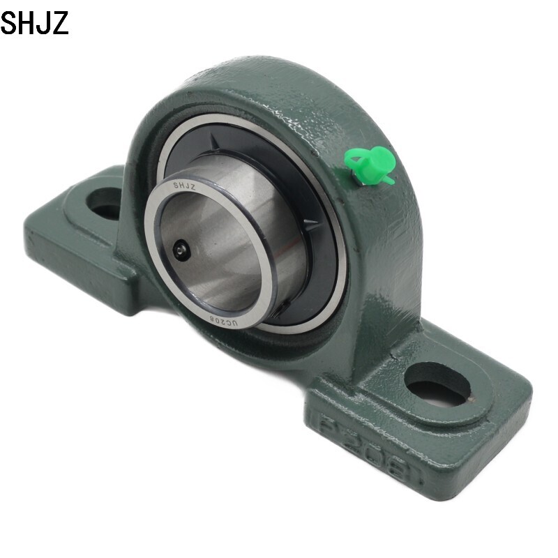 Высококачественный подшипниковый узел SHJZ UCP208 с удлиненным внутренним кольцом и фиксацией установочным винтом