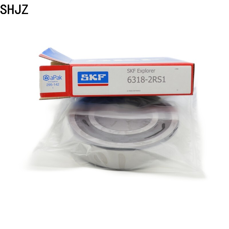 90*190*43 мм SKF 6318-2RS1 Низкое трение и высокая скорость 6318-2RS1 Радиальный шарикоподшипник с уплотнениями или экранами