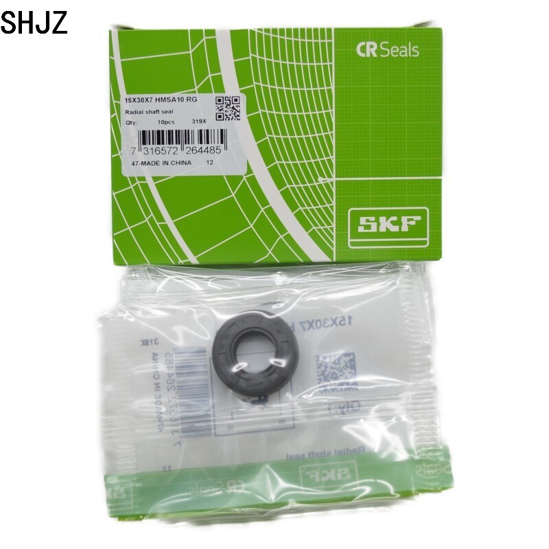 SKF Радиальное уплотнение вала с резиновым наружным диаметром и одинарной уплотнительной кромкой 15X30X7 HMSA10 RG масляное уплотнение