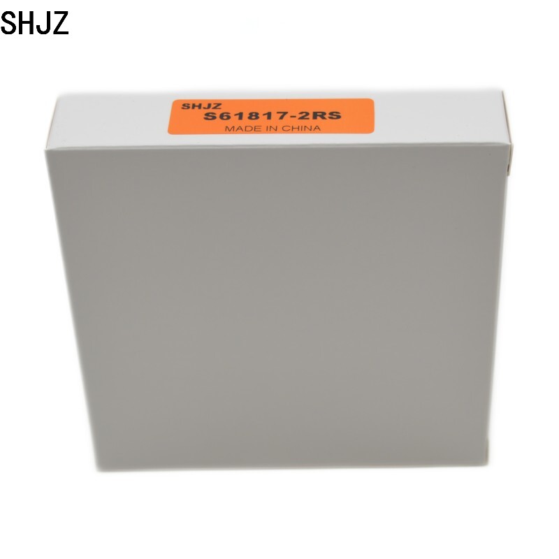85*110*13мм SHJZ подшипник нержавеющей стали S61817-2RS радиальный шарикоподшипник