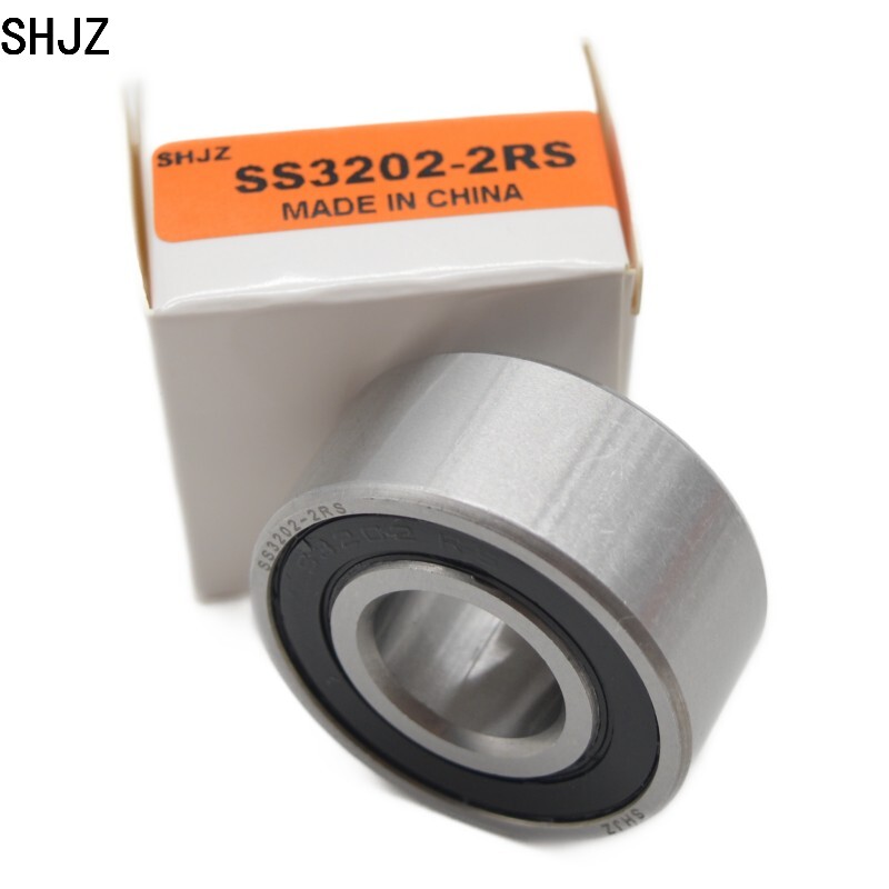 SHJZ SS3202-2RS 15*35*15.9mm Двухрядные радиально-упорные подшипники из нержавеющей стали
