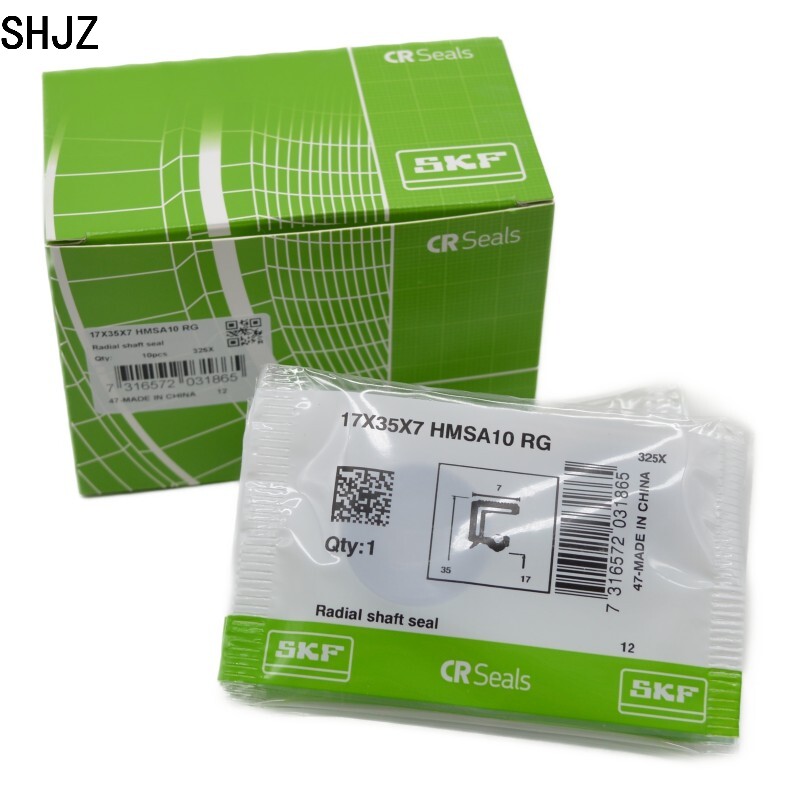 SKF NBR уплотнение 17X35X7 HMSA10 RG радиальное сальниковое уплотнение