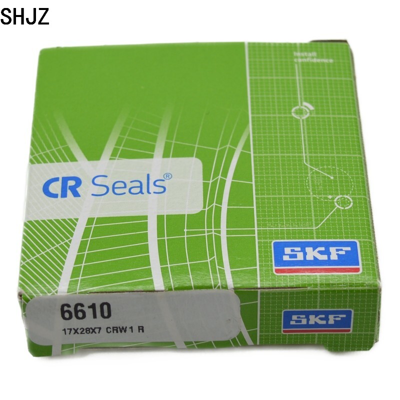 Уплотнение SKF 6610 17X28X7 CRW1 R Радиальное уплотнение вала с металлическим корпусом