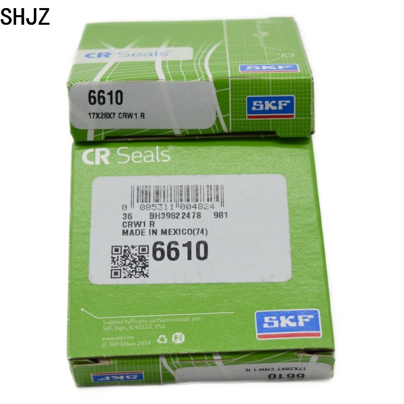 Уплотнение SKF 6610 17X28X7 CRW1 R Радиальное уплотнение вала с металлическим корпусом