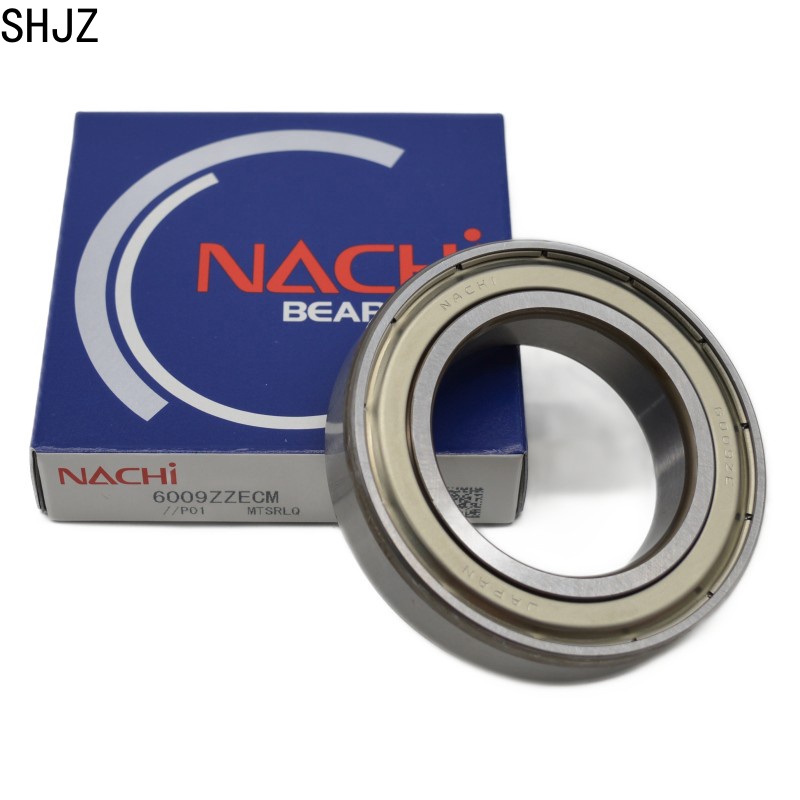 Подшипник NACHI 6009ZZECM Original, металлический щиток, 45X75X16mm, шариковый радиальный подшипник глубокого канавки