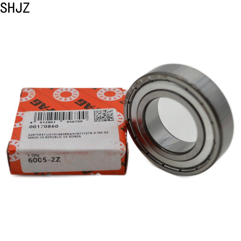 25X47X12mm Оригинальный подшипник FAG 6005-2Z, радиальный шарикоподшипник