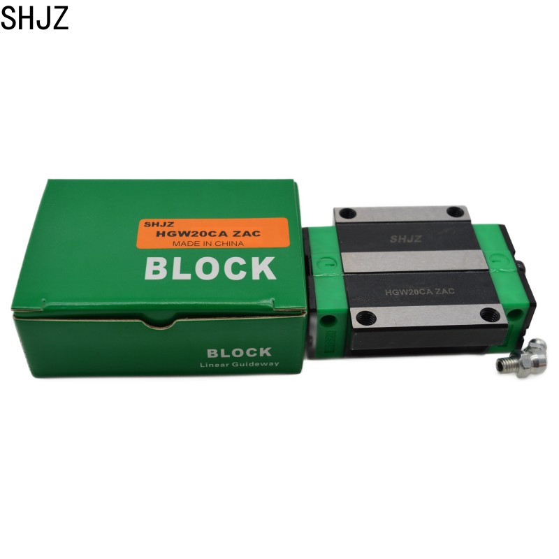 Усиленный фланцевый блок линейной направляющей SHJZ 30*63*77.5mm HGW20CAZAC