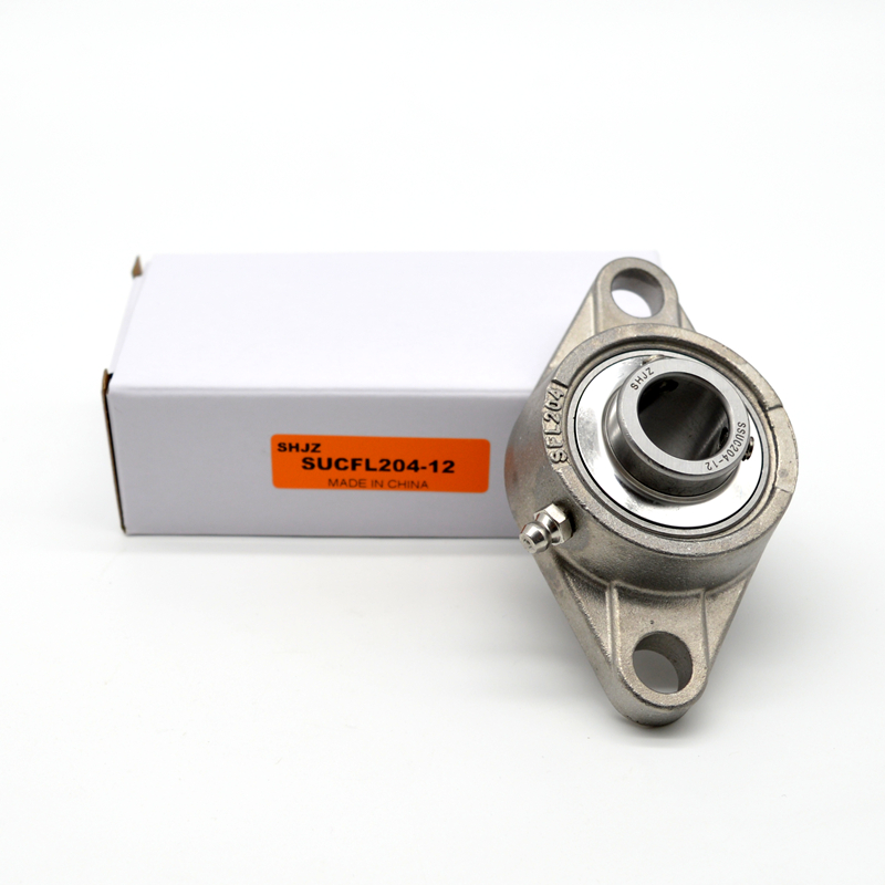 Подшипник SHJZ SUCFL204-12 с седлом SUCFL204-12, пластиковый опорный подшипник с сиденьем из нержавеющей стали