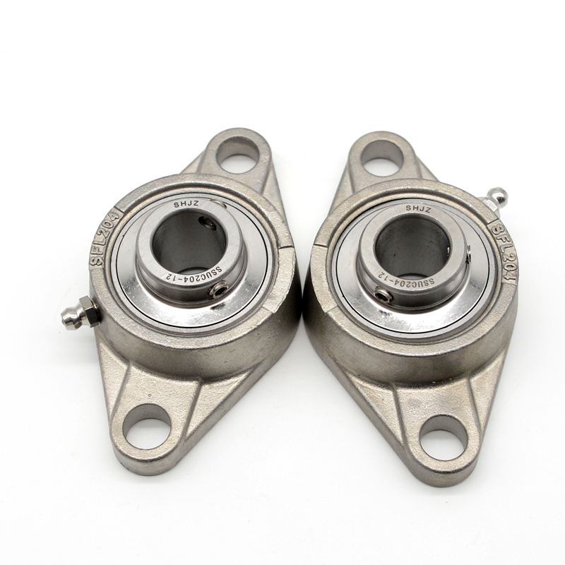 Подшипник SHJZ SUCFL204-12 с седлом SUCFL204-12, пластиковый опорный подшипник с сиденьем из нержавеющей стали