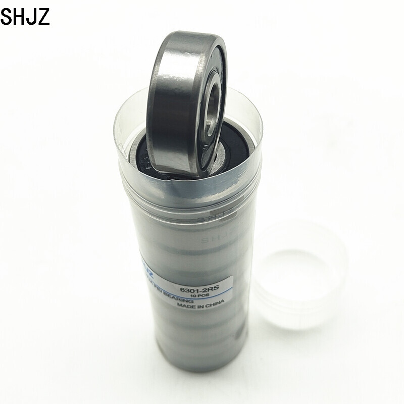 SHJZ中国品牌深沟球轴承6301-2RS 12*37*12mm