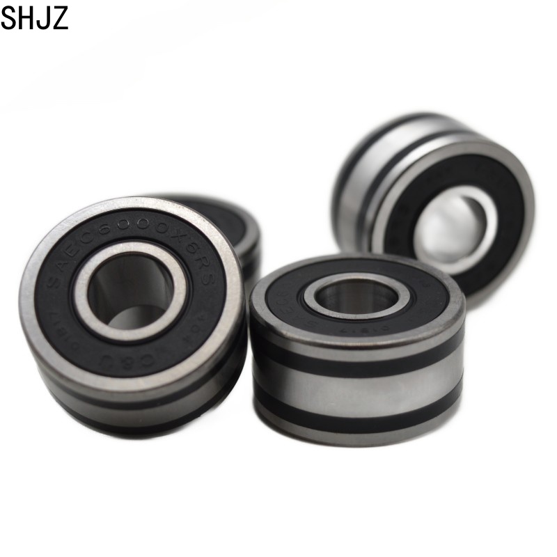 10*27*14mm C&U汽车发电机轴承 SACE6000X6-2RS深沟球轴承