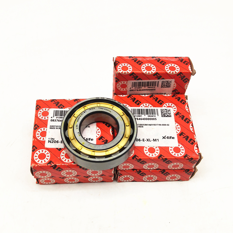 30*62*16mm原装FAG轴承N206E-XL-M1圆柱滚子轴承