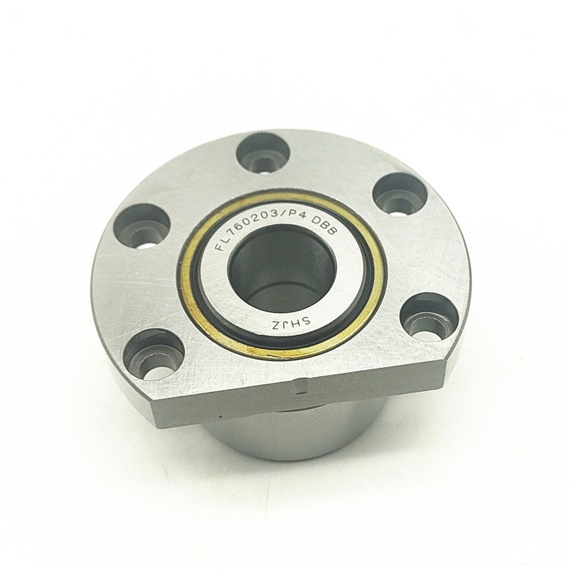 SHJZ中国品牌高精度轴承FL760203/P4DBB法兰滚珠丝杠轴承