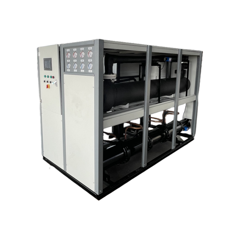 Enfriadores de glicol enfriados por agua para enfriar leche láctea 