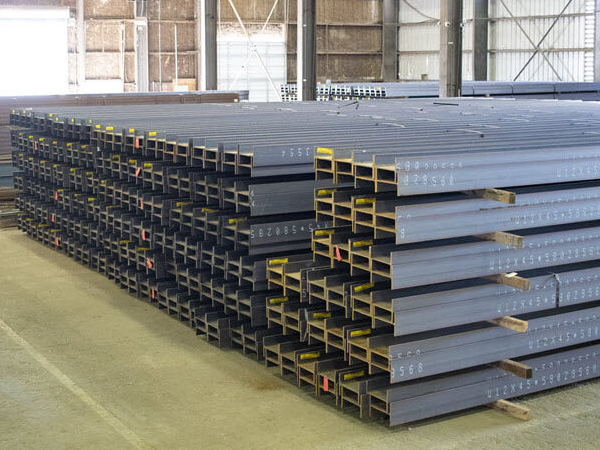 H-shaped steel production process and application