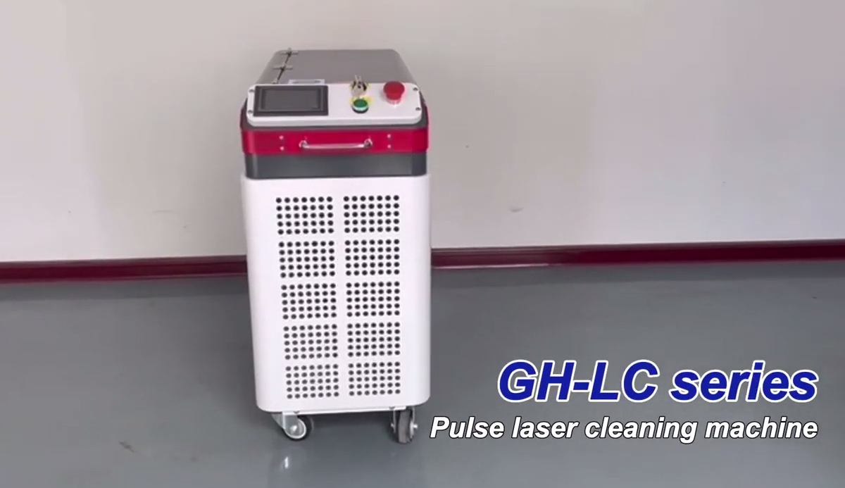 Máquina de limpieza láser de pulso GH-LC 200w superficie de eliminación de óxido