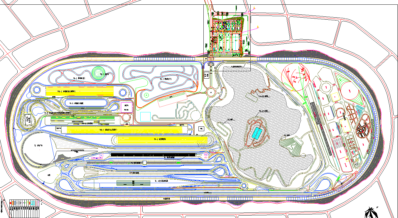 BYD új energiajárművek átfogó tesztpályája Nanningban