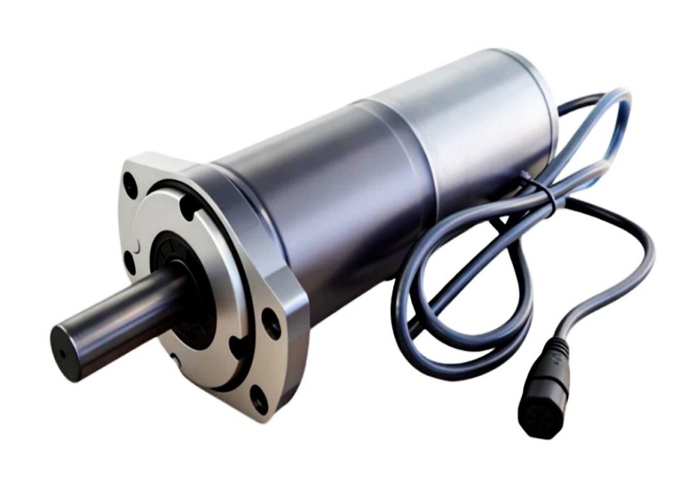 云顶国际传动 有刷直流减速电机24V 70W，型号88ZY-CJ02070-150A，适用于光伏跟踪支架