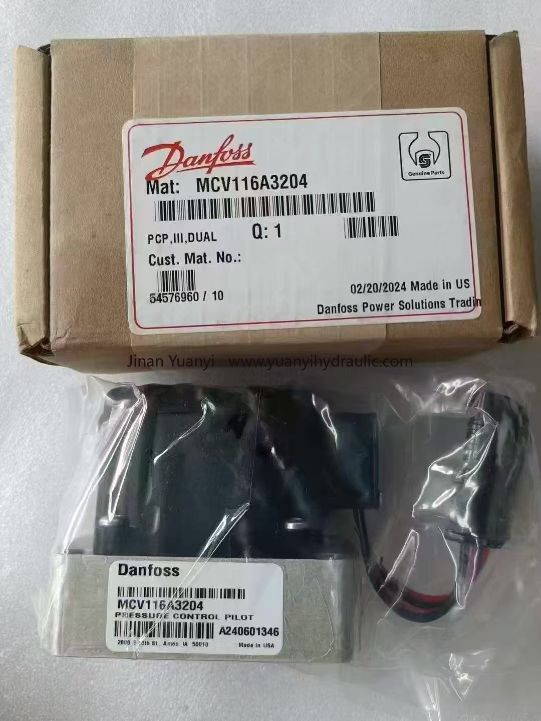 MCV3 Válvula hidráulica MCV116A3102 MCV116A3204 MCV116A3501 MCV116A3101 MCV116A3201, válvula de la serie MCV116A