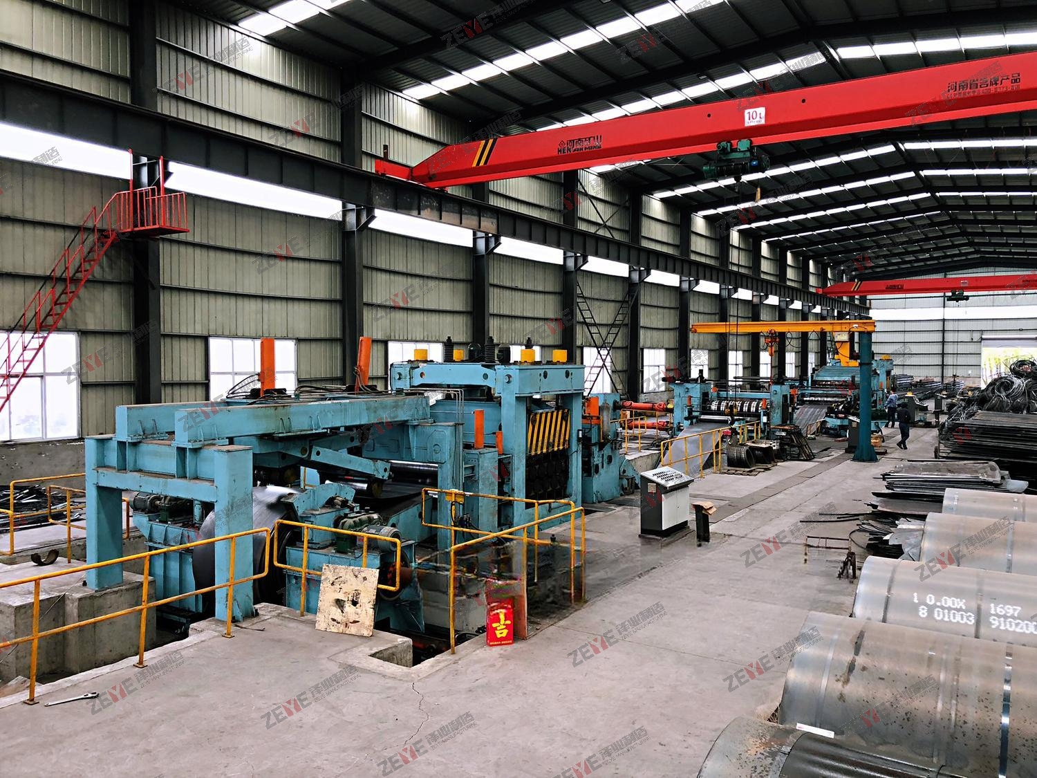 (8-25) mm x 2200 mm Línea de corte longitudinal