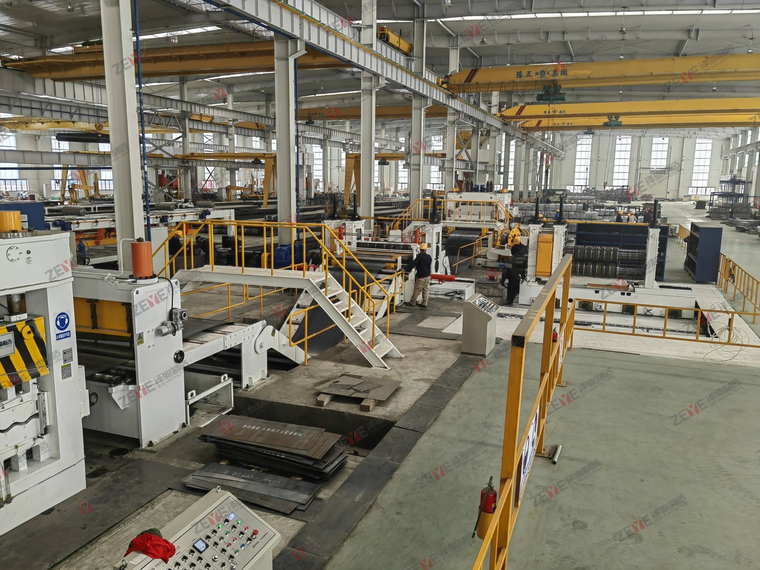  Линия продольной резки толстолистовой стали для прецизионной обработки стали