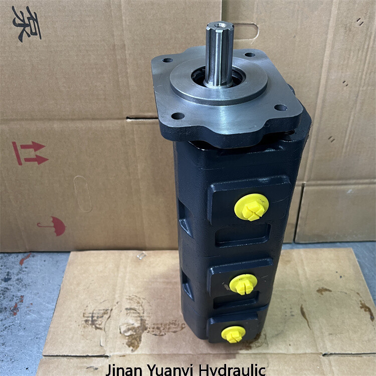 Bomba hidráulica de triple engranaje Crane JHP2063/2050/2040, bomba de engranajes de grúa