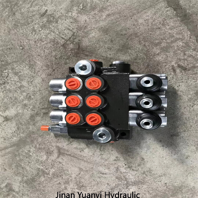 Válvula de control direccional de un solo control y dos palancas serie P40, válvula hidráulica P40-5