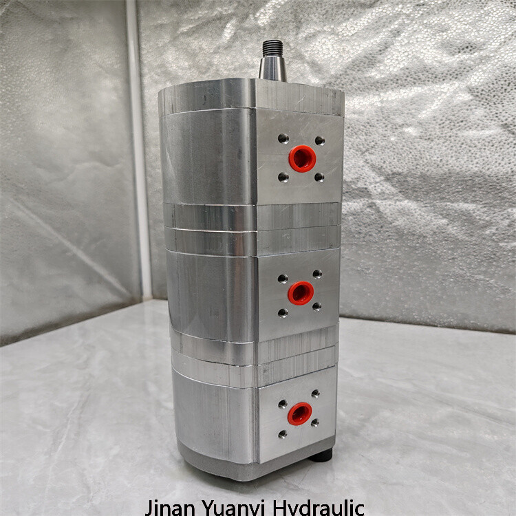 AZPFF-11-014/008LRR20KB-S0081 AZPFF-11-005/004LCB2020MB Bomba de engranajes hidráulica doble,Bomba hidráulica AZPFF-11-014