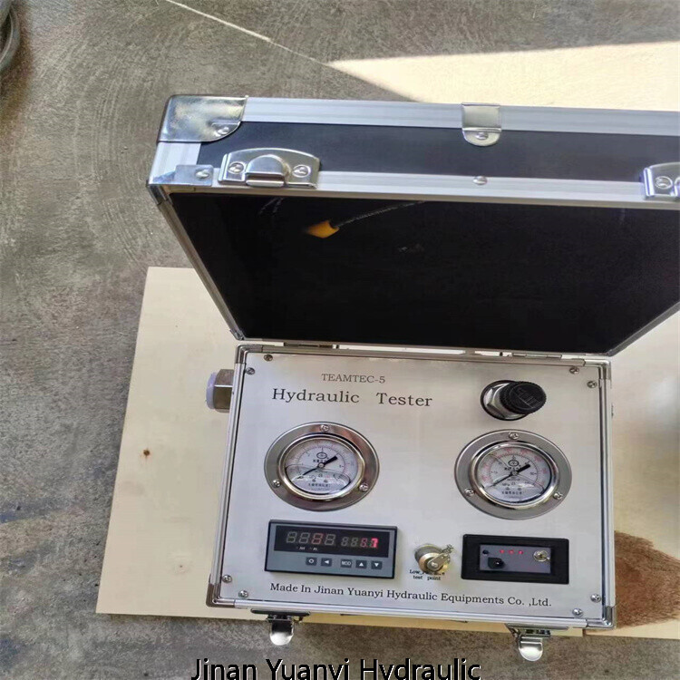 Probador portátil de medidores de presión de flujo de 500L/min para probar el sistema hidráulico