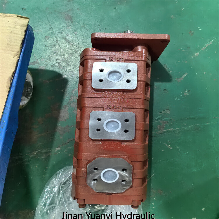 Bomba hidráulica de engranajes dobles CBGJ2 para cargadora, bomba de engranajes de alta presión CBGJ, bomba hidráulica CBGJ