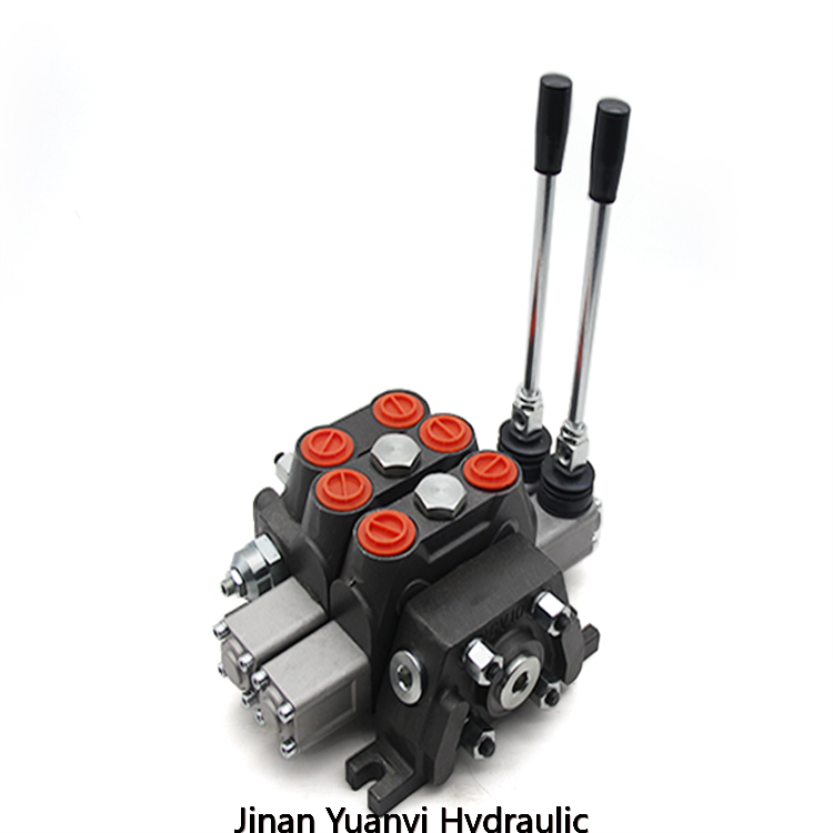 Válvulas de control direccional hidráulicas manuales 2P40 3P40 Válvula hidráulica P40