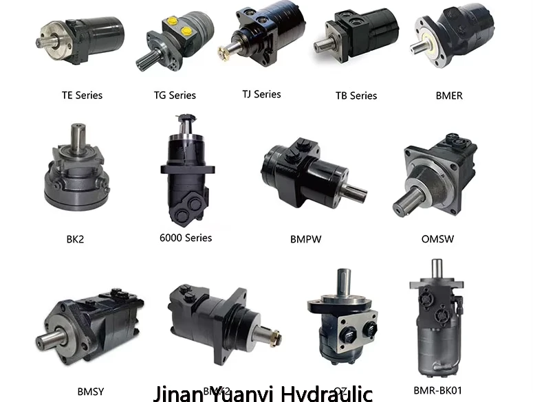 Motor hidráulico serie BMR80/100/125/160/200/315/400/500, motor orbital BMR-80 