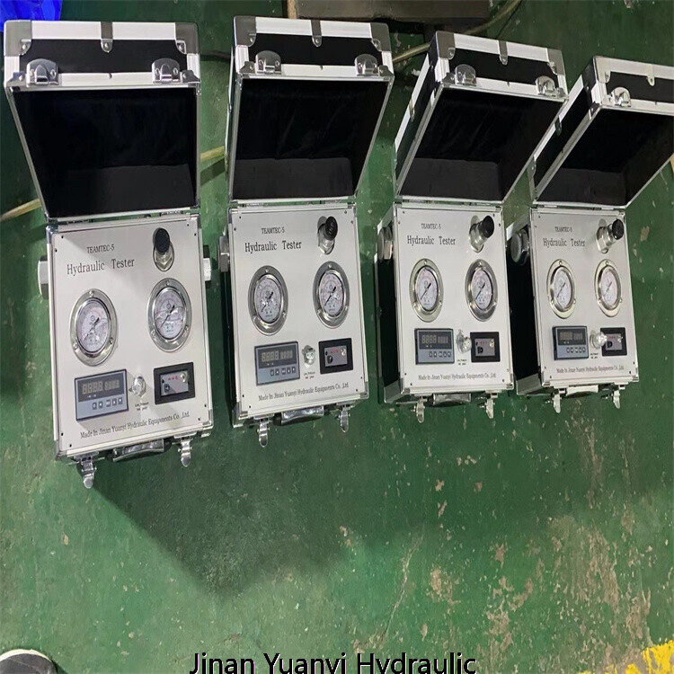 Comprobador de caudal de bombas hidráulicas portátil con control de alta precisión