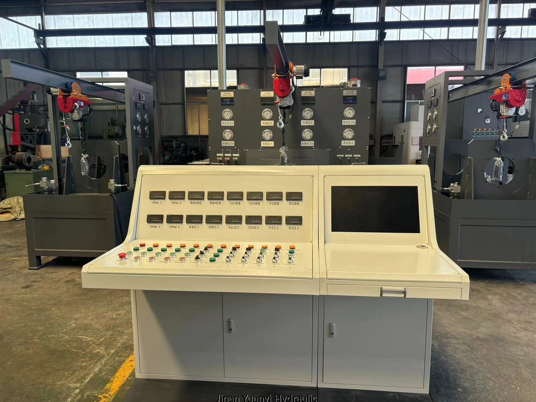 Sistema hidráulico digital bomba motor válvula cilindro Banco de pruebas, herramientas de reparación completa prueba Stand