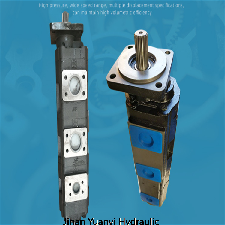 india hindustan cargador de alta presión JHP2080 2032 tándem bomba hidráulica de engranajes,Bomba de engranajes JHP