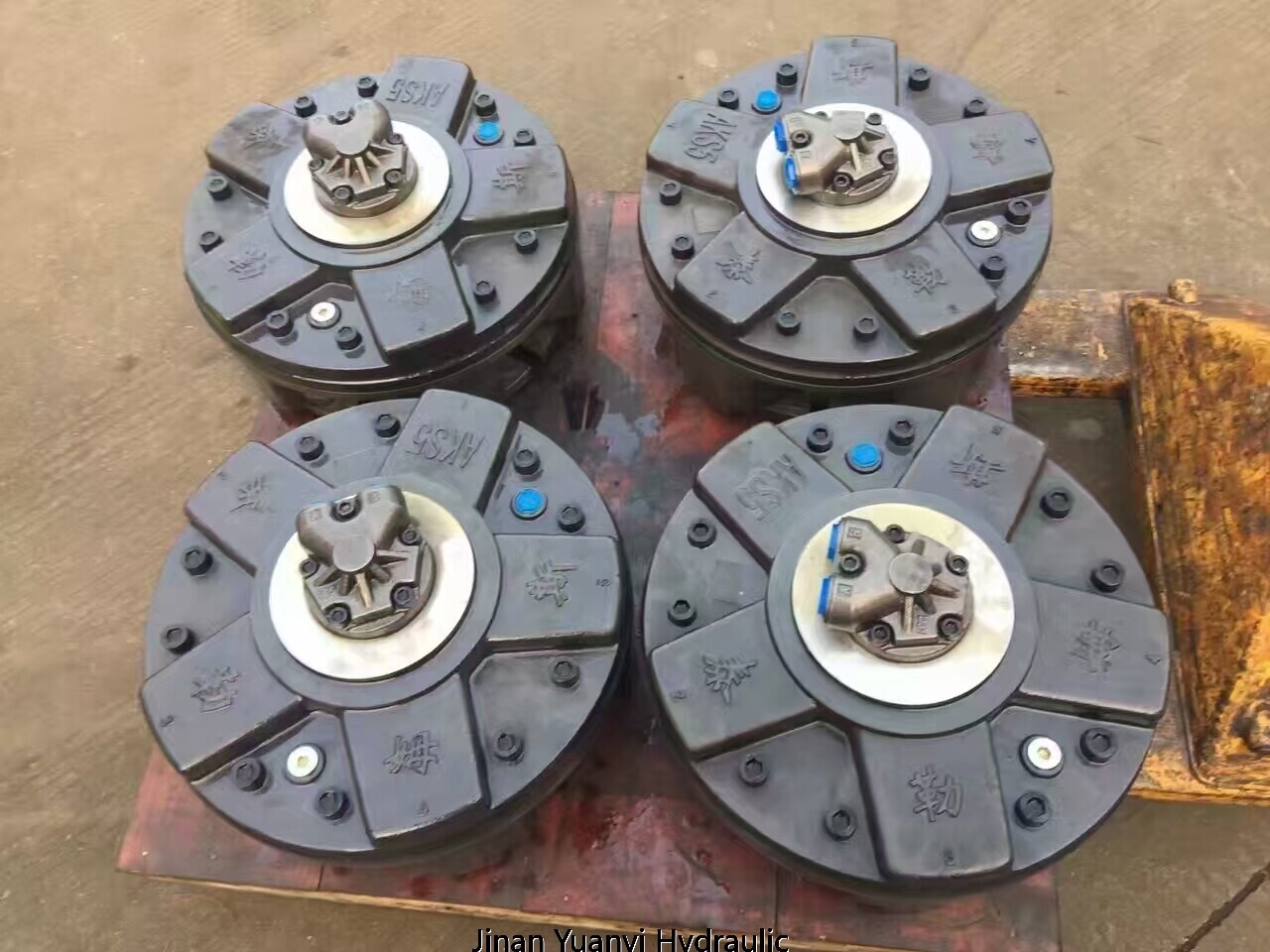 Motor hidráulico radial de pistones NHM1/2/3/6/8/11/16/31 de baja velocidad y alto par de torsión