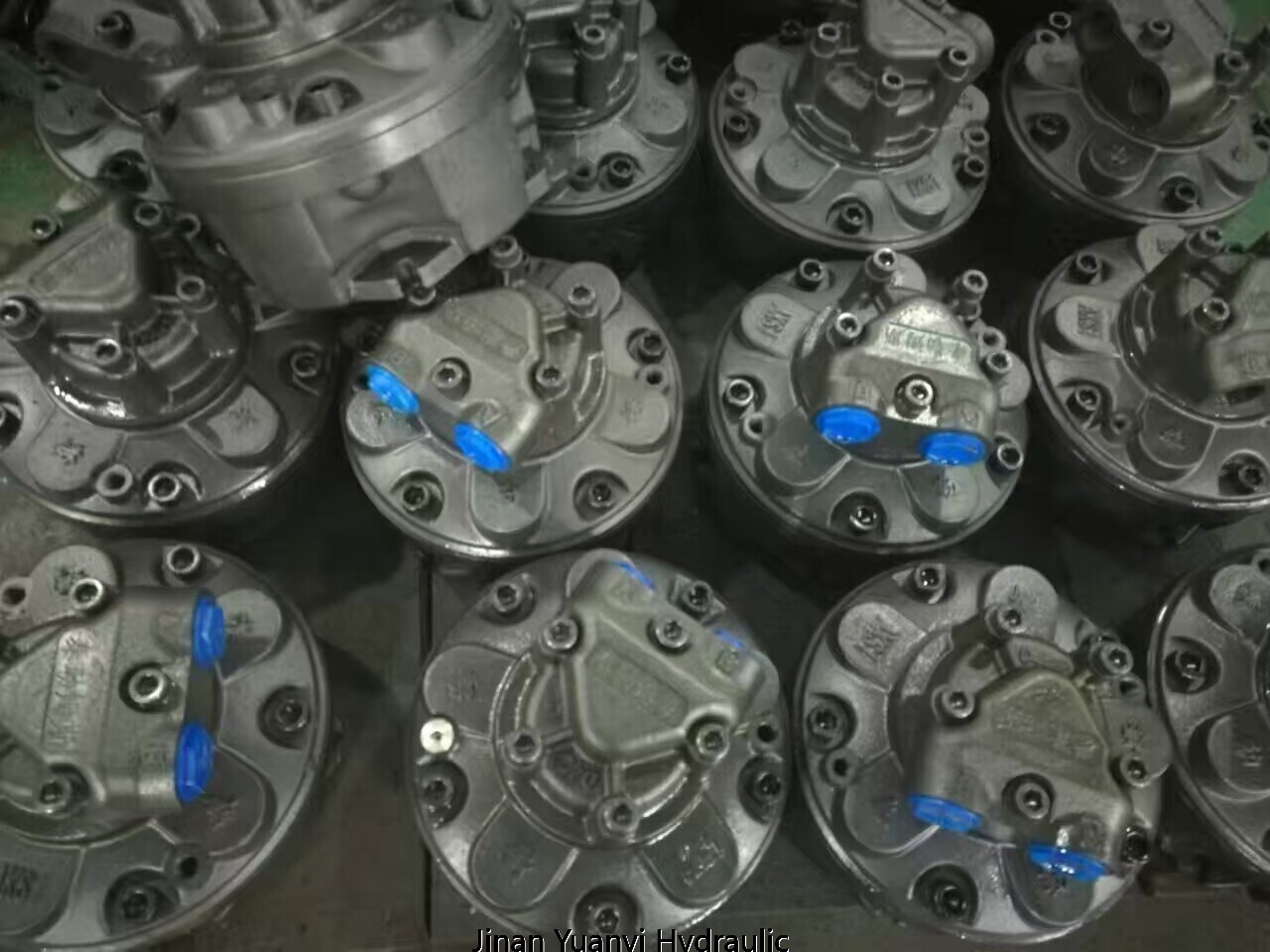 Motor hidráulico radial de pistones NHM1/2/3/6/8/11/16/31 de baja velocidad y alto par de torsión