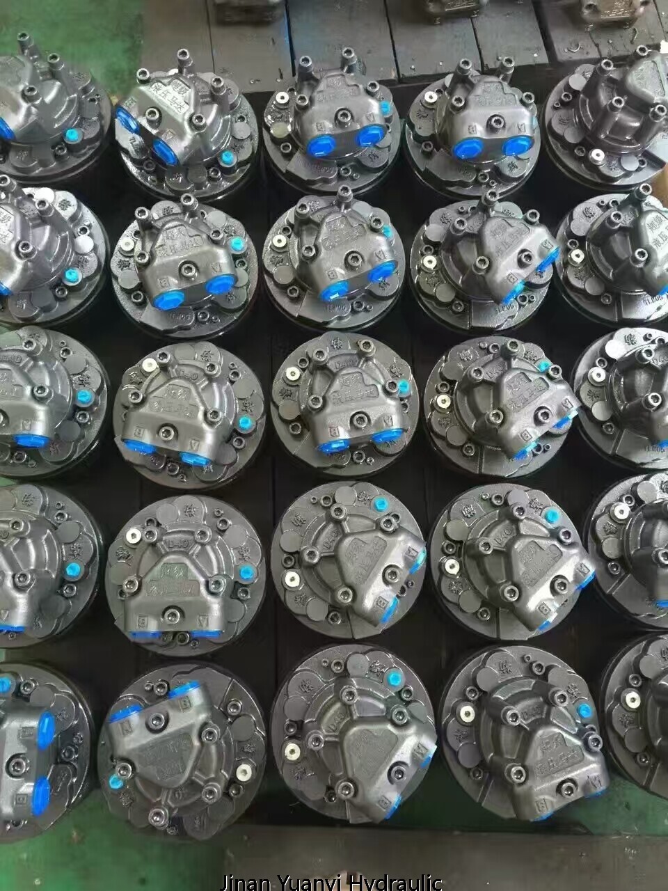 Motor hidráulico radial de pistones NHM1/2/3/6/8/11/16/31 de baja velocidad y alto par de torsión