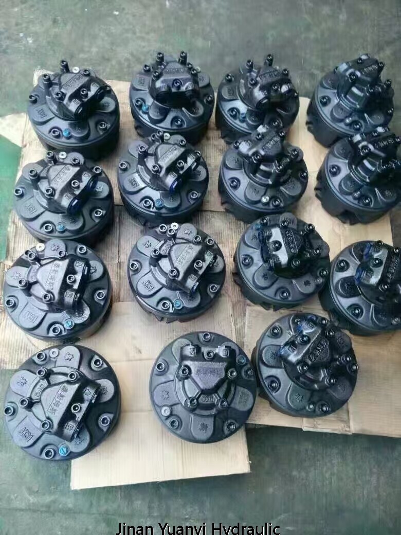 Motor hidráulico radial de pistones NHM1/2/3/6/8/11/16/31 de baja velocidad y alto par de torsión